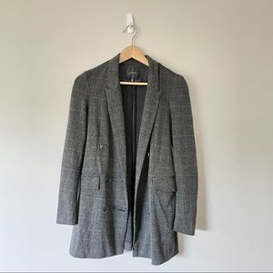 Dynamite | grey plaid blazer, XS